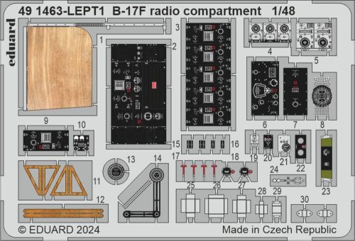 Eduard - B-17F radio compartment 1/48