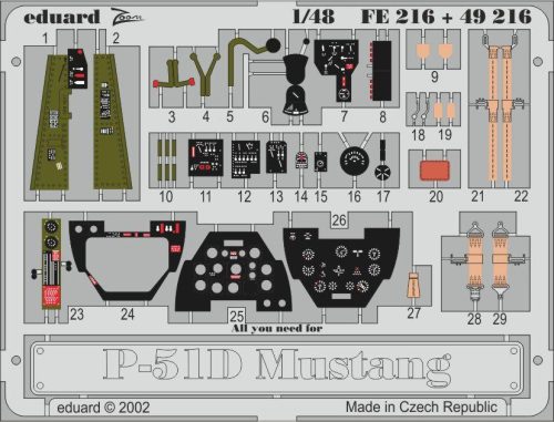 Eduard - P-51D Mustang for Tamiya