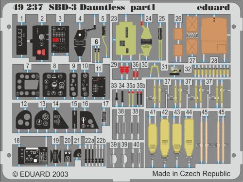 Eduard - SBD-3 Dauntless for Hasegawa