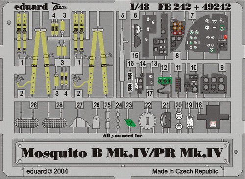 Eduard - Mosquito B.Mk.IV/PR Mk.IV for Tamiya