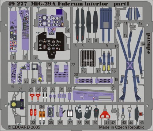 Eduard - MiG-29A Fulcrum interior for Academy