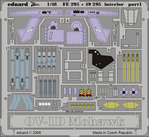 Eduard - OV-1D Mohawk interior for Roden