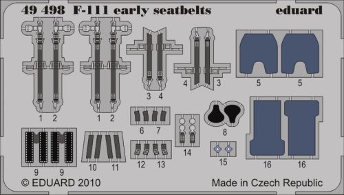 Eduard - F-111 early seatbelts for Hobby Boss