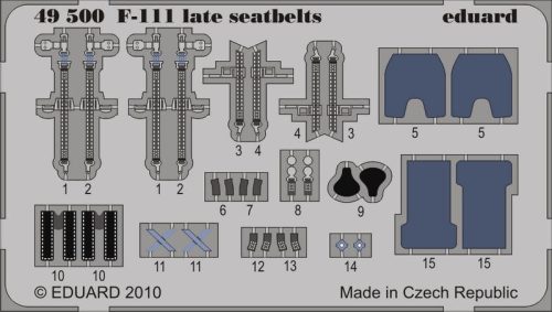 Eduard - F-111 late seatbelts for Hobby Boss