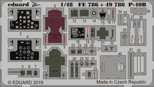 Eduard - P-40B for Airfix