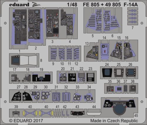 Eduard - F-14A interior for Tamiya