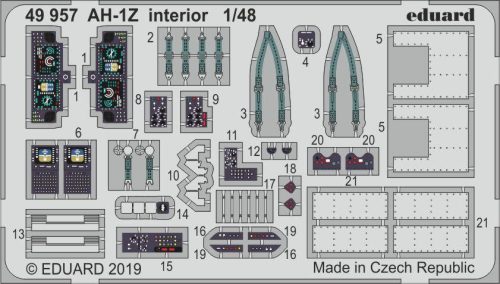 Eduard - AH-1Z interior for Kitty Hawk