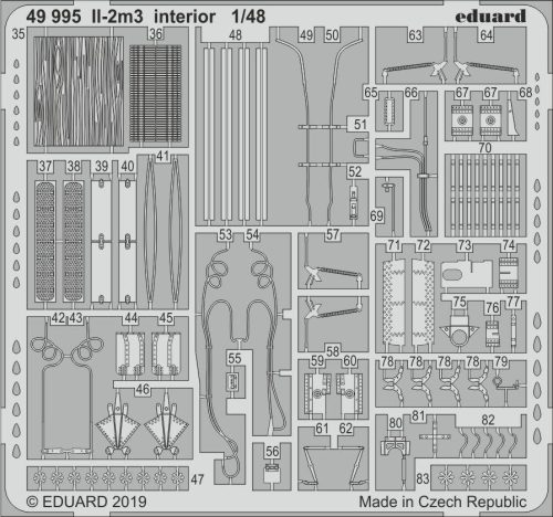 Eduard - II-2m3 interior for Tamiya