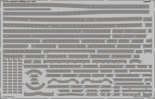 Eduard - Yamato railings new tool for Tamiya78025