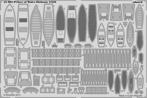 Eduard - Prince of Wales lifeboats for Tamiya