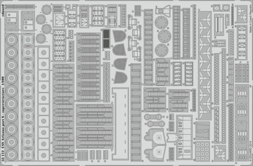 Eduard - USS Arizona part 6-superstructure f.Trum