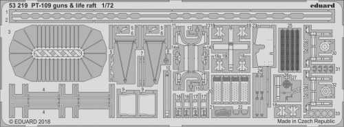 Eduard - PT-109 guns & life raft for Revell