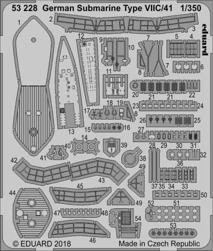 Eduard - German Submarine Type VIIC/41 for Revell