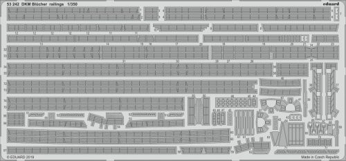 Eduard - DKM Blücher railings for Trumpeter