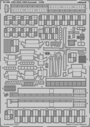 Eduard - USS DDG-1000 Zumwalt for SNOWMAN MODELS / TAKOM