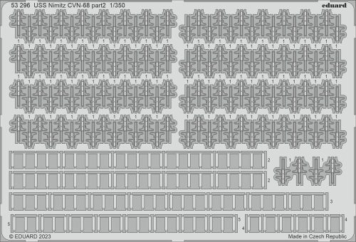 Eduard - USS Nimitz CVN-68 part 2 1/350 TRUMPETER