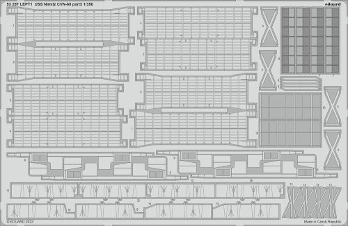 Eduard - USS Nimitz CVN-68 part 3 1/350 TRUMPETER