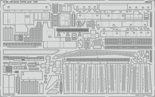 Eduard - USS Nimitz CVN-68 part 4 1/350 TRUMPETER