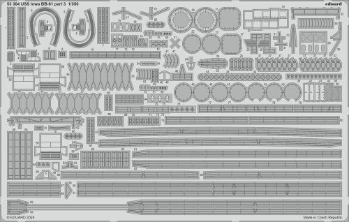 Eduard - USS Iowa BB-61 part 3 1/350 HOBBY BOSS