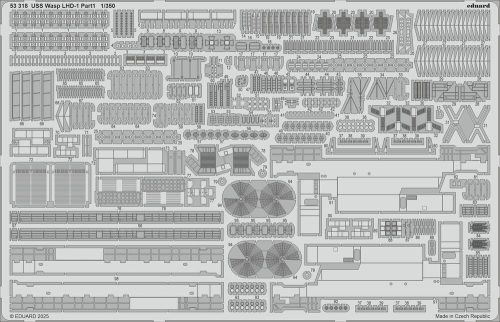 Eduard - USS Wasp LHD-1 part 1   TRUMPETER