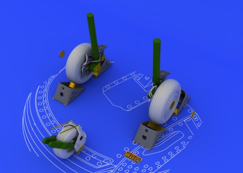 Eduard - Su-27 wheels for Academy