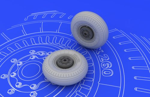 Eduard - II-2 Shturmovik wheels for Tamiya