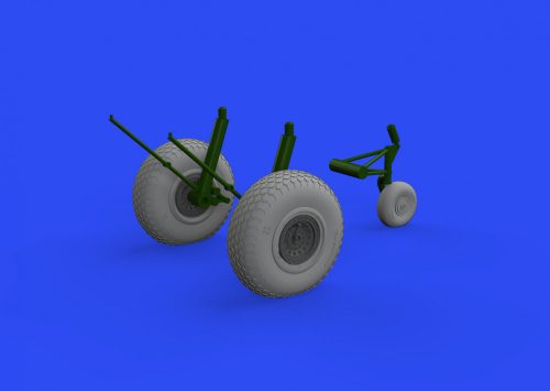 Eduard - B-17 wheels cross tread for HKM