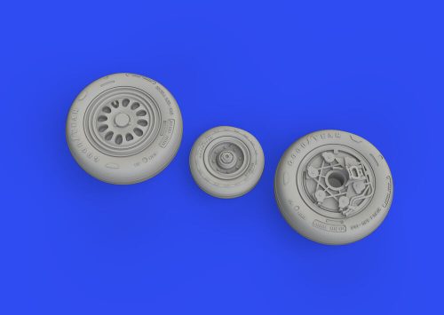 Eduard - F-16C wheels late 1/48 for KINETIC