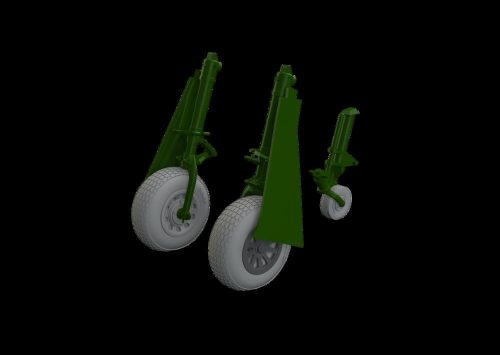 Eduard - P-51B/C wheels block tread 2  EDUARD