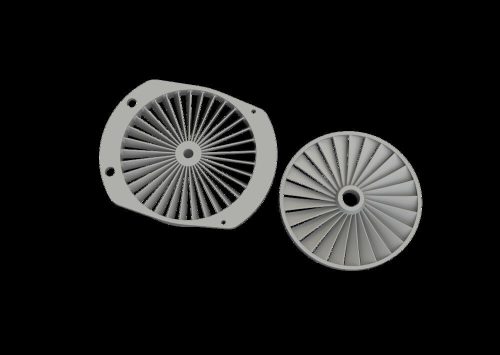 Eduard Accessories - F-35B lift fan PRINT  TAMIYA