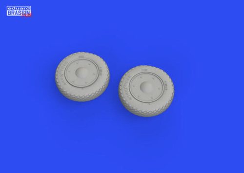 Eduard - F4F wheels late w/rims PRINT for ARMA HOBBY