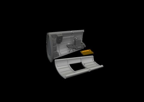 Eduard - Bf 109G radio compartment PRINT 1/72