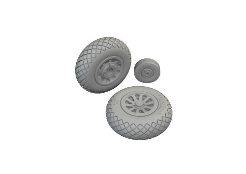 Eduard - P-51D wheels diamond tread 2 1/72