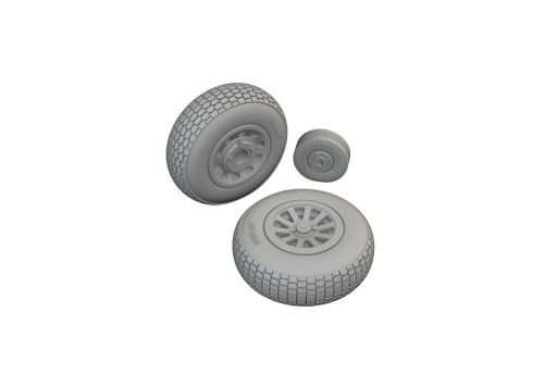 Eduard - P-51D wheels block tread 2 1/72