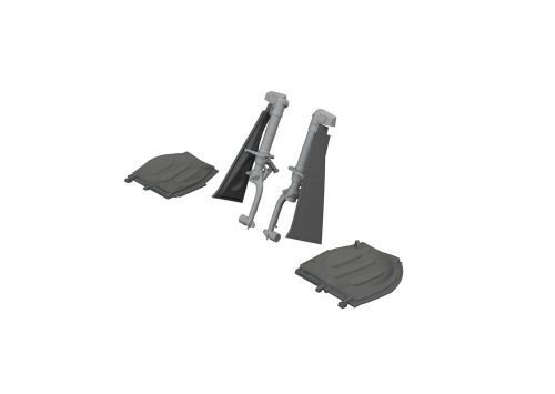 Eduard - P-51D undercarriage legs PRINT  EDUARD