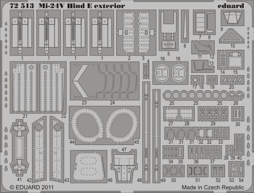 Eduard - Mi-24V Hind E exterior for Zvezda