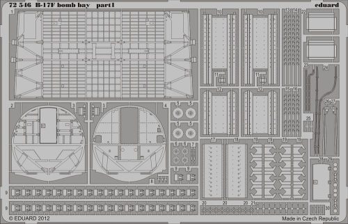 Eduard - B-17F bomb bay for Revell