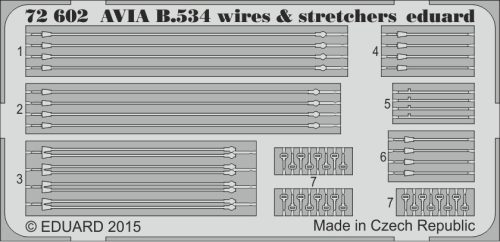 Eduard - Avia B.534 wires & stretchers f. Eduard