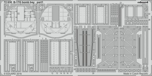 Eduard - B-17G bomb bay for Airfix