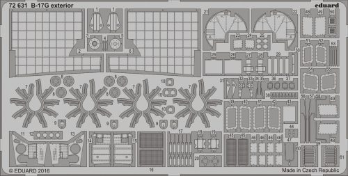 Eduard - B-17G exterior for Airfix