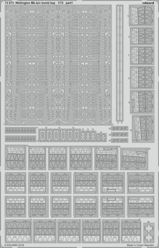 Eduard - Wellington Mk.Ia/c bomb bay for Airfix