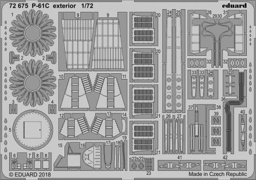 Eduard - P-61C exterior for Hobby Boss