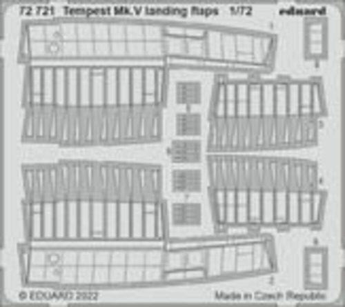 Eduard - Tempest Mk.V landing flaps 1/72