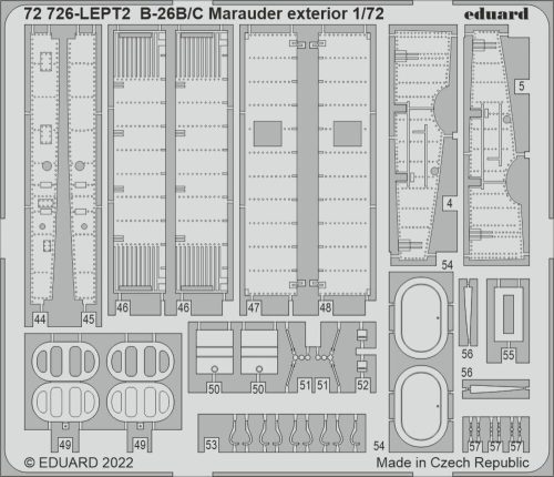 Eduard - B-26B/C Marauder exterior for HASEGAWA / HOBBY 2000