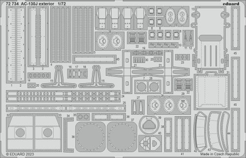 Eduard - AC-130J exterior 1/72 ZVEZDA