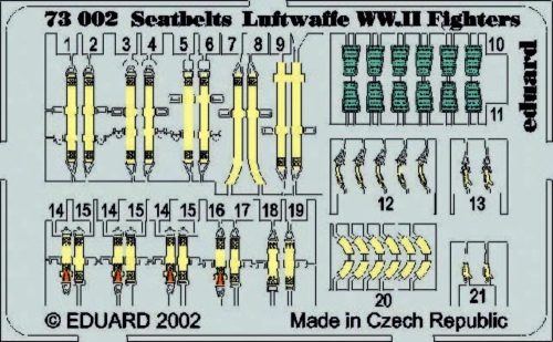 Eduard - Seatbelts Luftwaffe WW.II Fighters