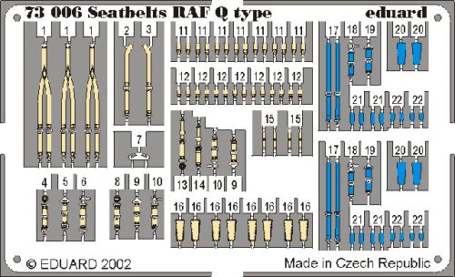 Eduard - Seatbelts RAF Q Type