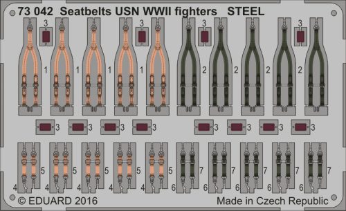 Eduard - Seatbelts USN WWII fighters STEEL