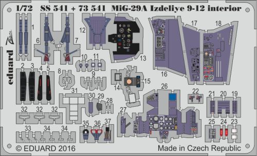 Eduard - MiG-29A Izdeliye 9-12 for Trumpeter