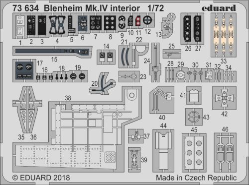 Eduard - Blenheim Mk.IV interior for Airfix